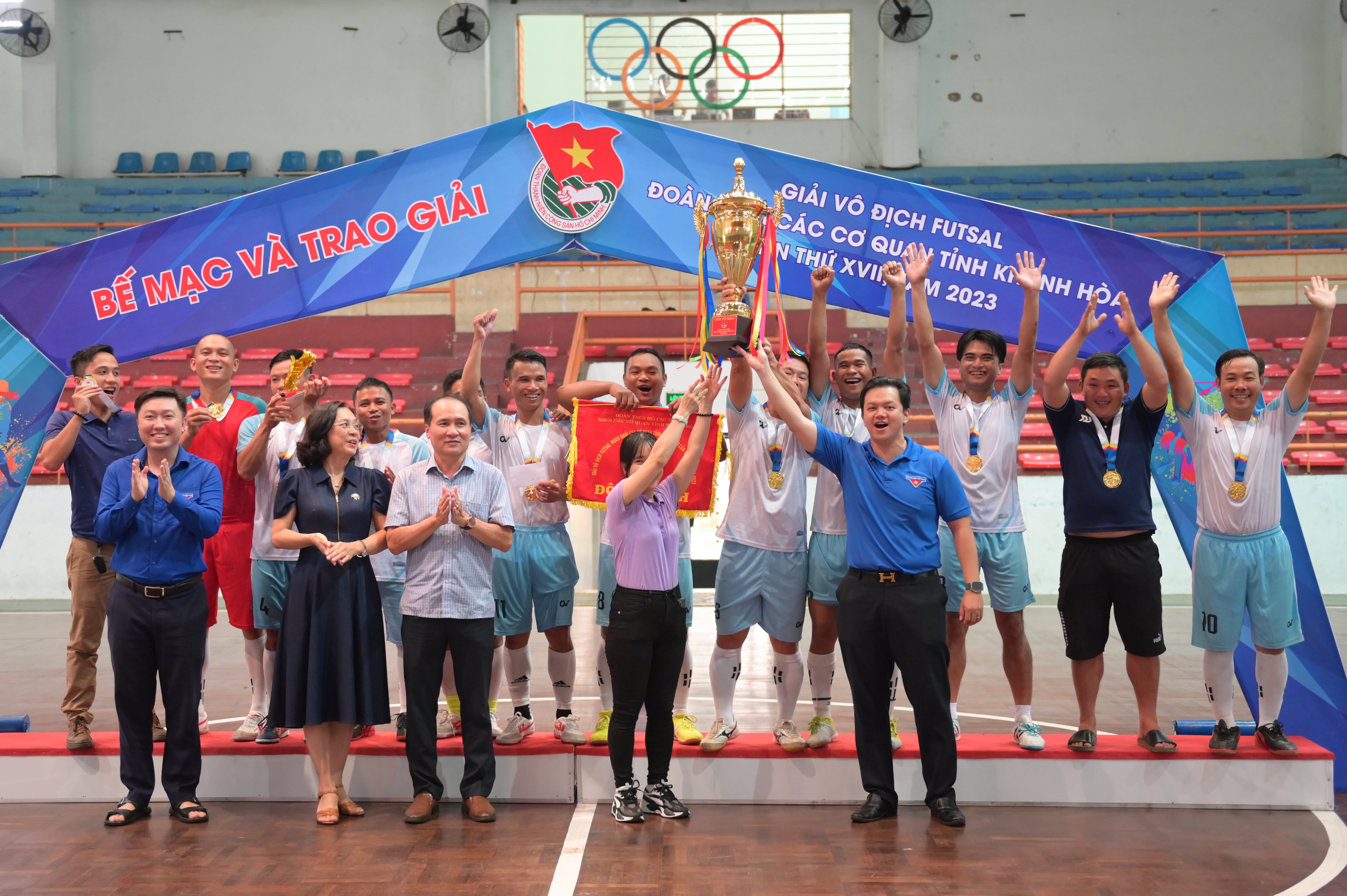 Đoàn Khối các cơ quan tỉnh: Bế mạc Giải vô địch futsal lần thứ XVII