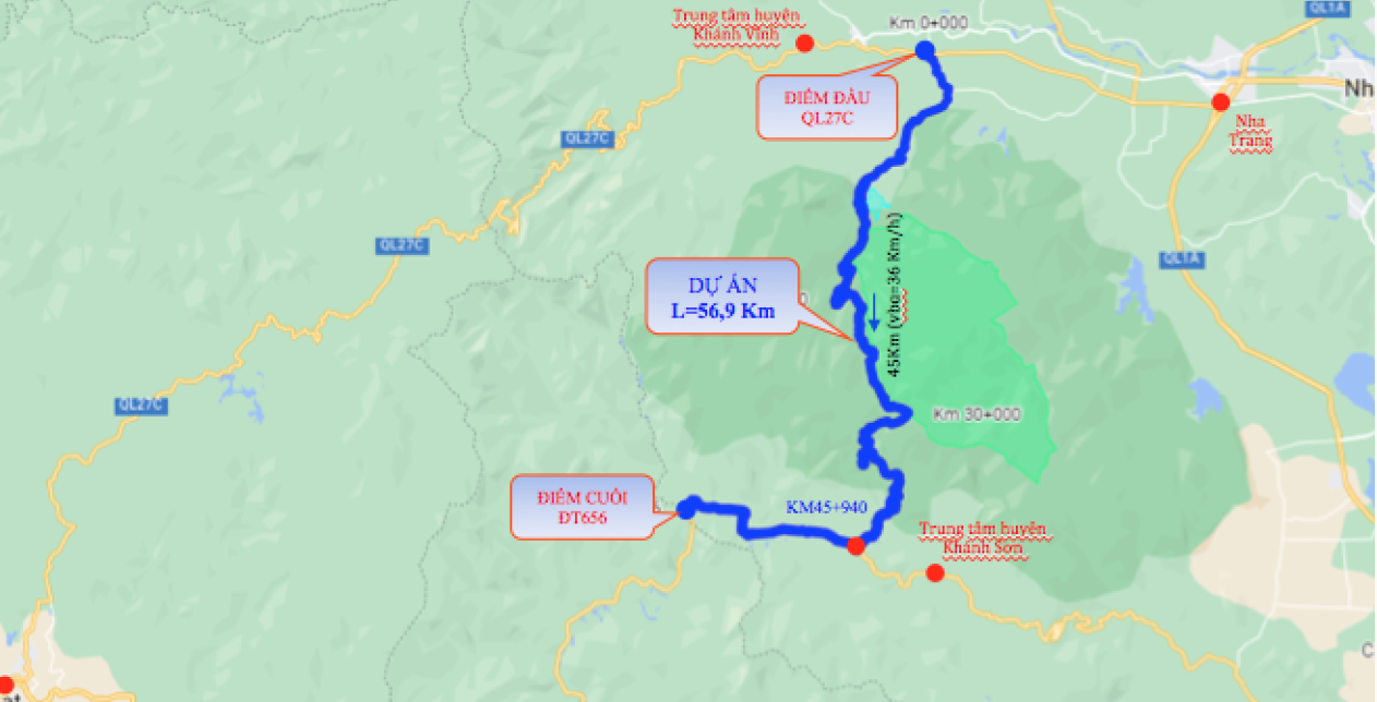 Công bố kết quả lựa chọn nhà thầu thực hiện Dự án Đường giao thông liên vùng