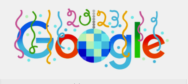 Doodle ghi dấu ấn đêm giao thừa 2023 của Google