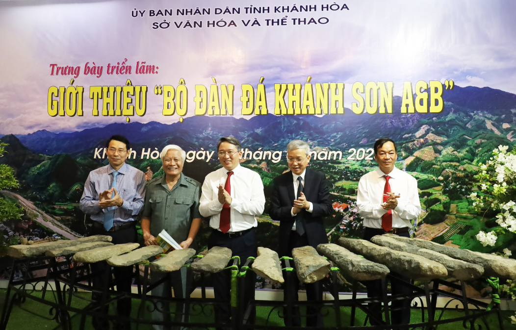 Collection of Khanh Son lithophones was introduced to the public in March, 2023

