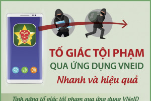 Tố giác tội phạm qua ứng dụng VneID: Nhanh và hiệu quả