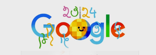 Doodle chào 2024 của Google