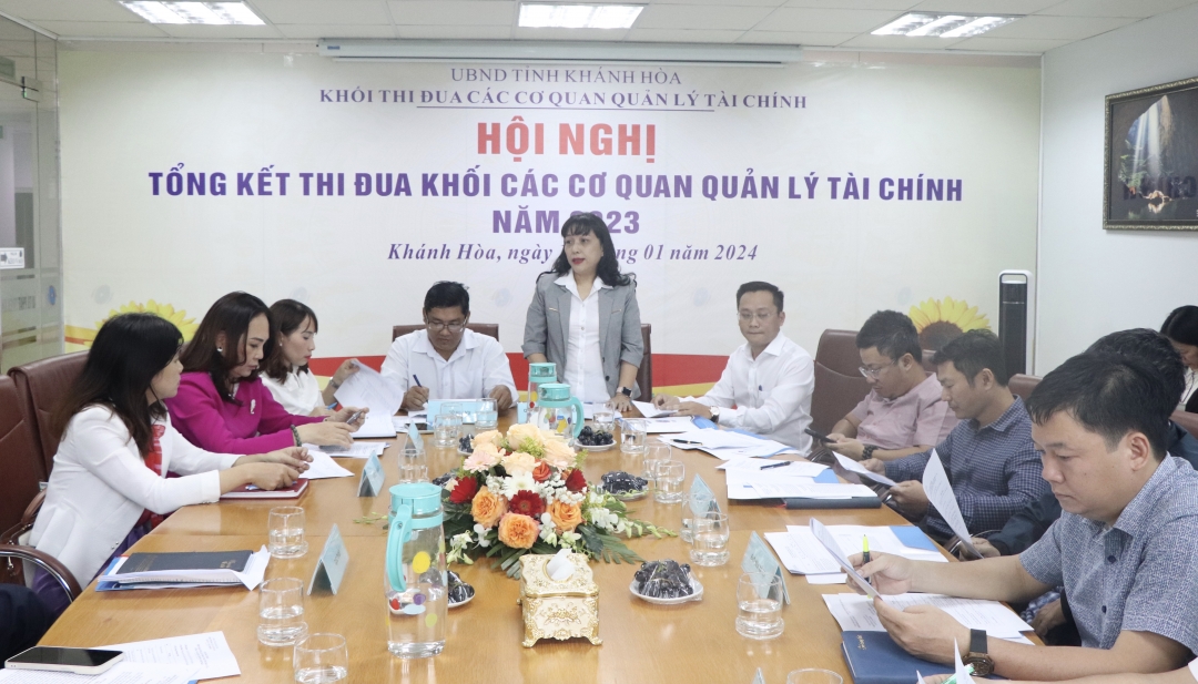 Khối thi đua các cơ quan Quản lý tài chính tỉnh: Tổng kết phong trào thi đua, khen thưởng năm 2023