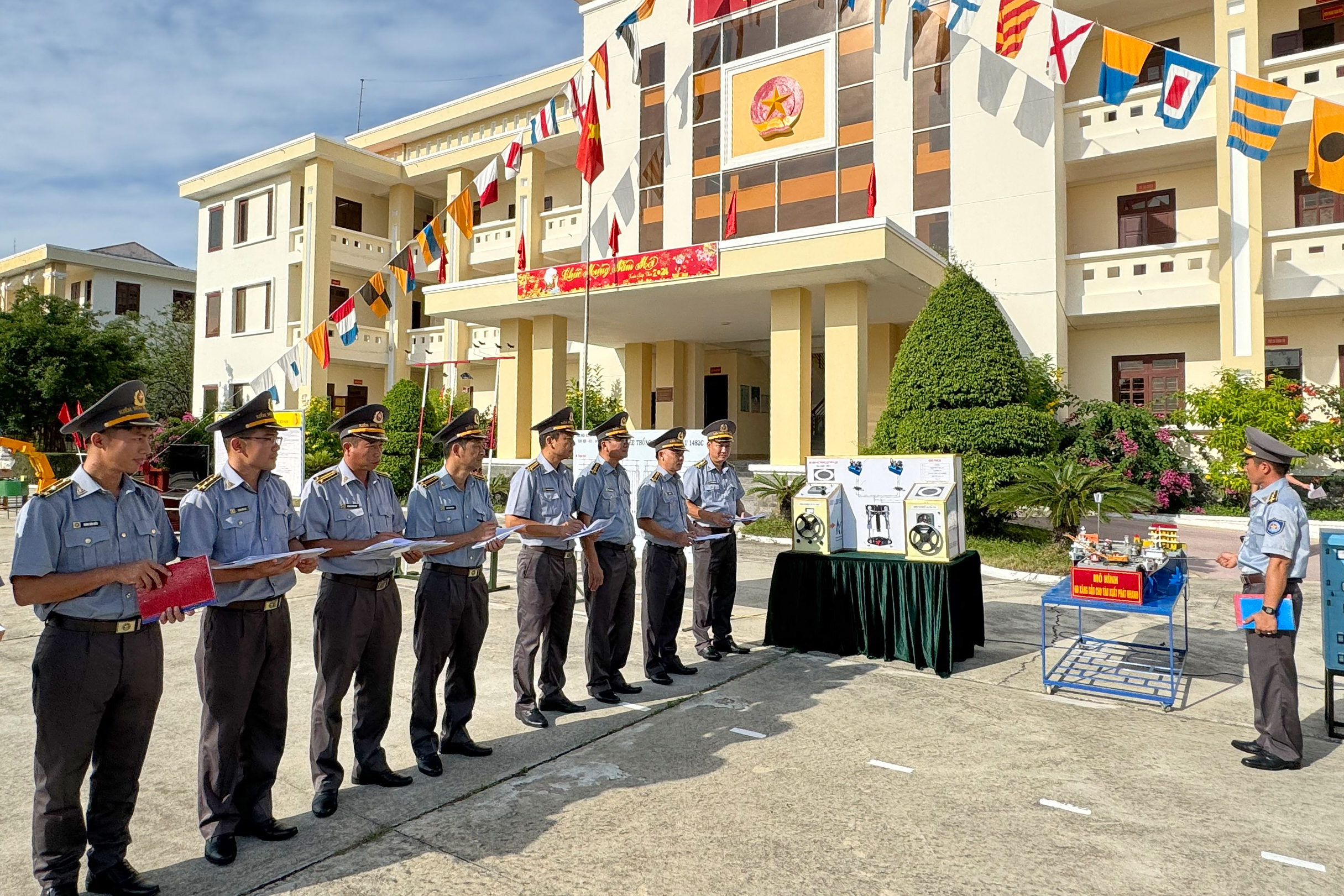 Chi đội Kiểm ngư số 4 tổ chức hội thi mô hình, học cụ, phim huấn luyện năm 2024