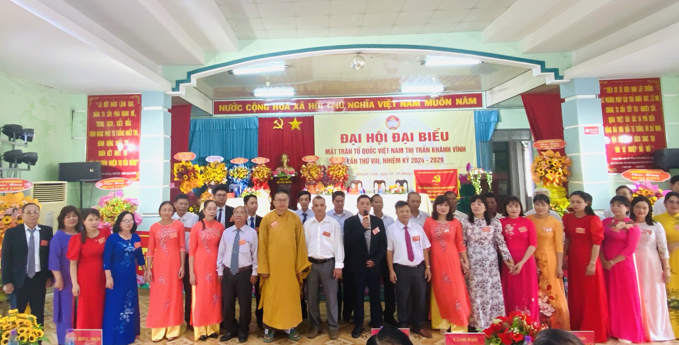 Đại hội đại biểu MTTQ Việt Nam thị trấn Khánh Vĩnh lần thứ VIII, nhiệm kỳ 2024 - 2029