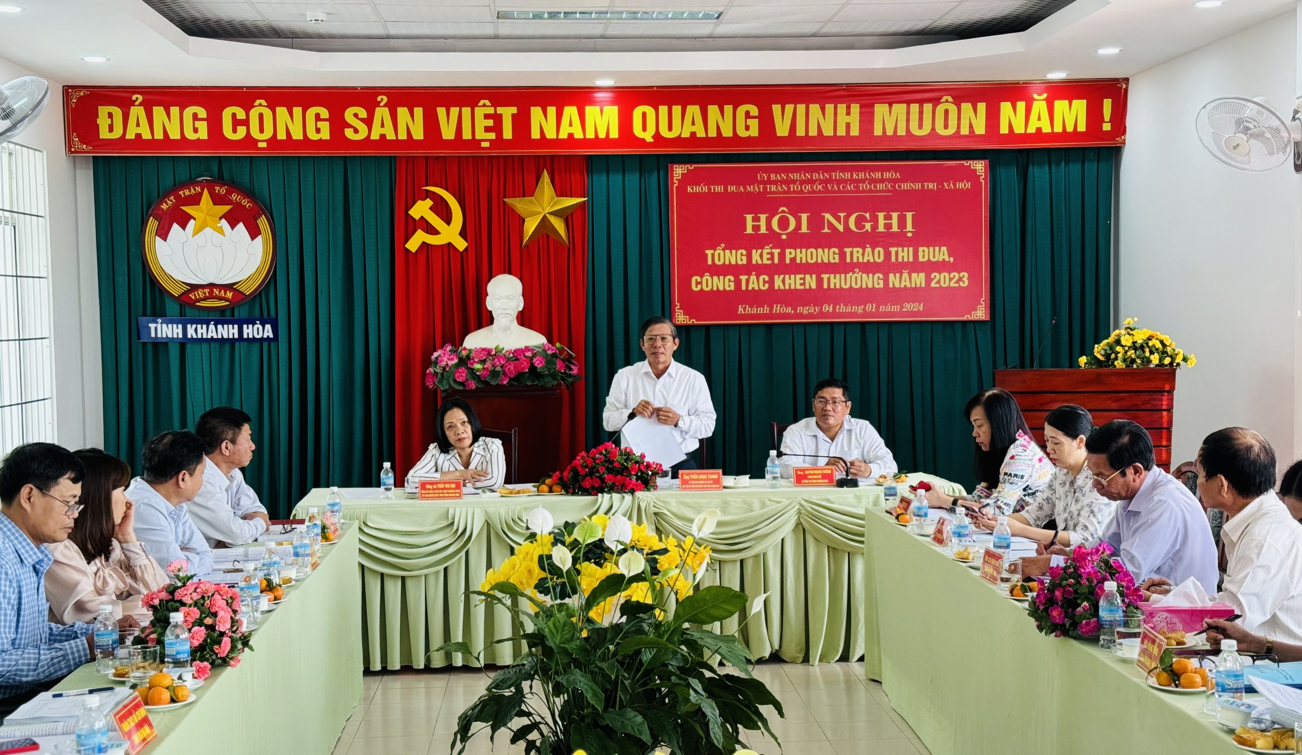 Khối thi đua MTTQ và các tổ chức chính trị - xã hội: Tổng kết phong trào thi đua, khen thưởng năm 2023