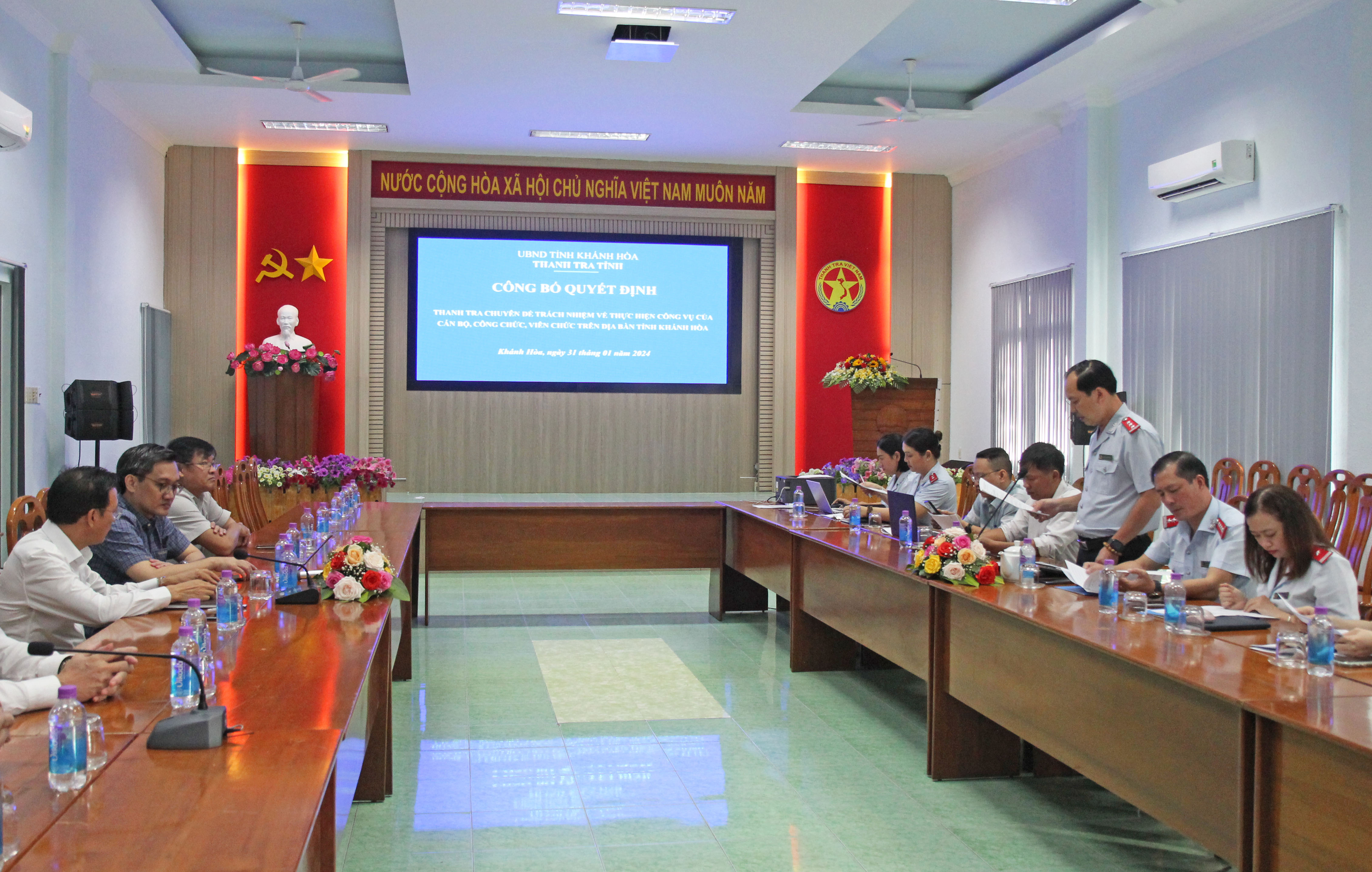 Từ ngày 31-1, thanh tra chuyên đề trách nhiệm thực hiện công vụ