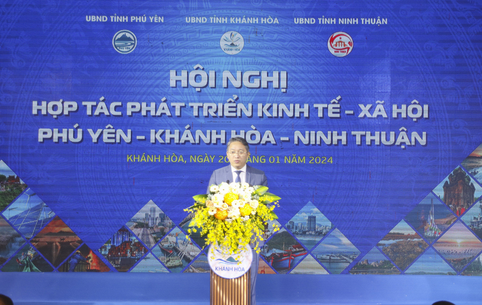 Bí thư Tỉnh ủy Khánh Hòa Nguyễn Hải Ninh phát biểu bế mạc hội nghị.
