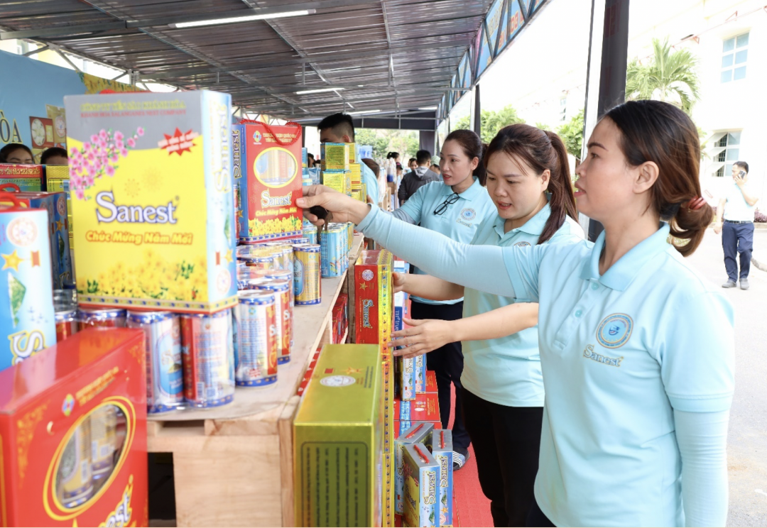 Workers buying the companys products