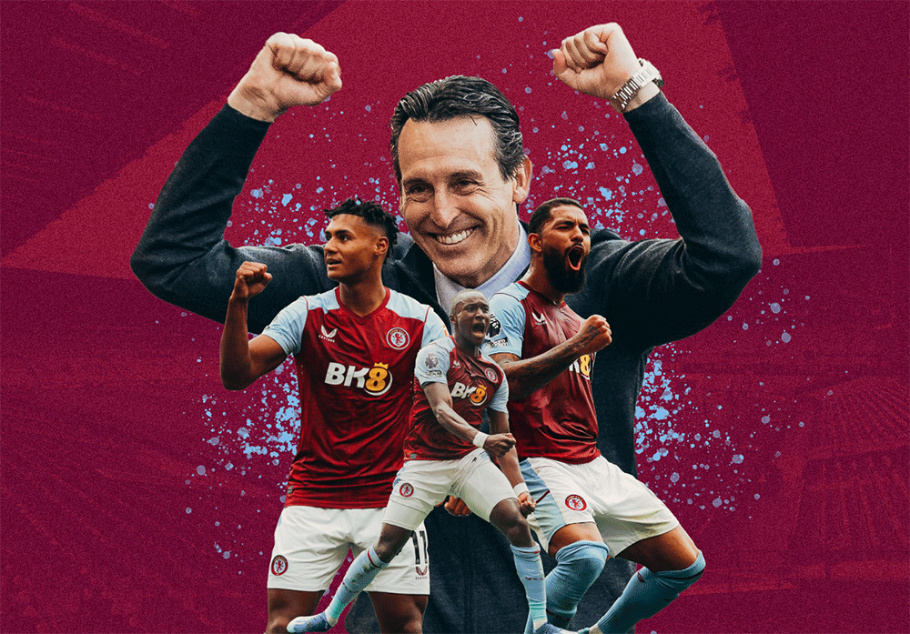 Aston Villa đang bay cao cùng Unai Emery.