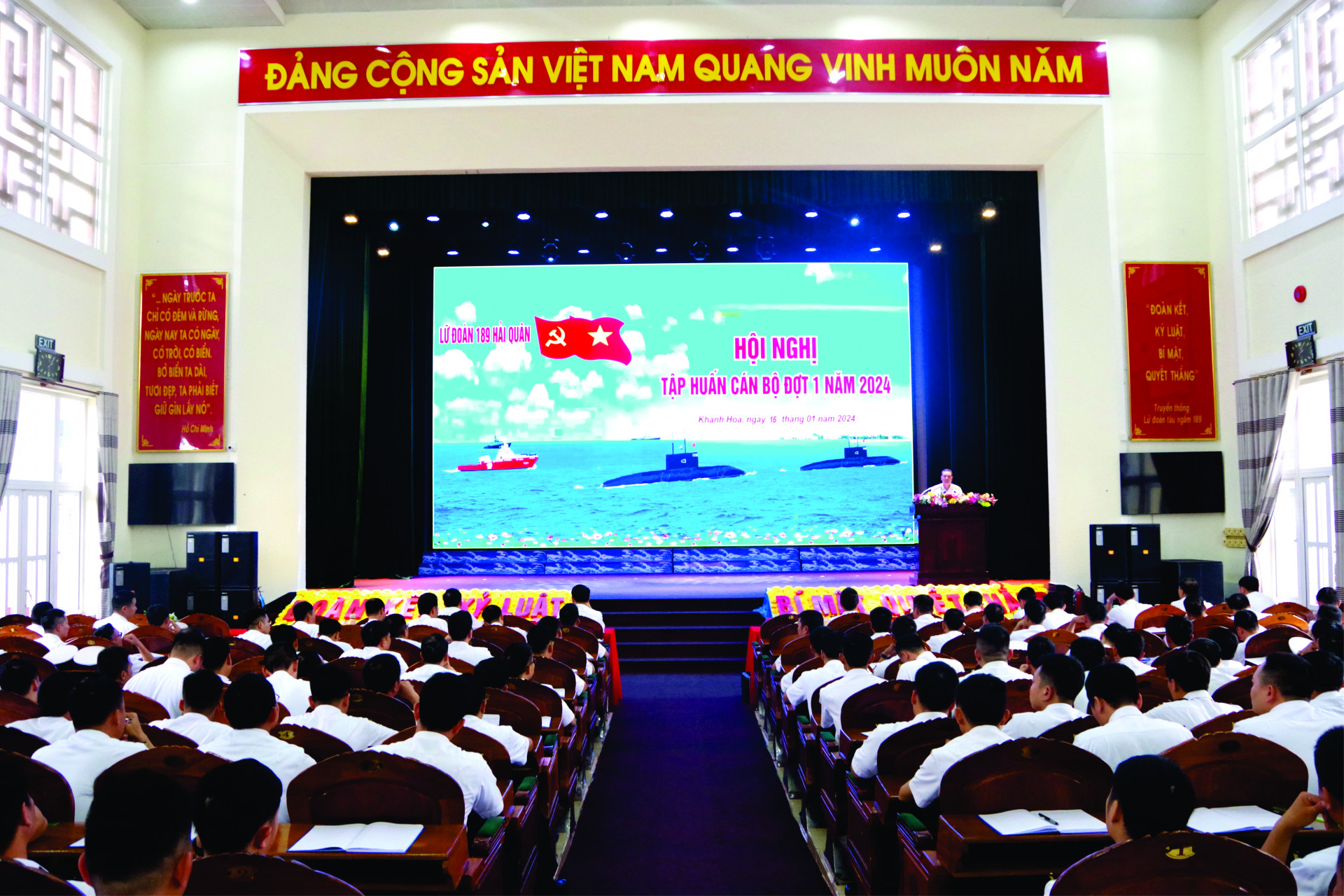 Quang cảnh hội nghị tập huấn.