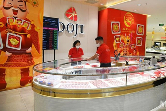 Giá vàng ngày 12/1: Vàng miếng, vàng nhẫn SJC cùng tăng