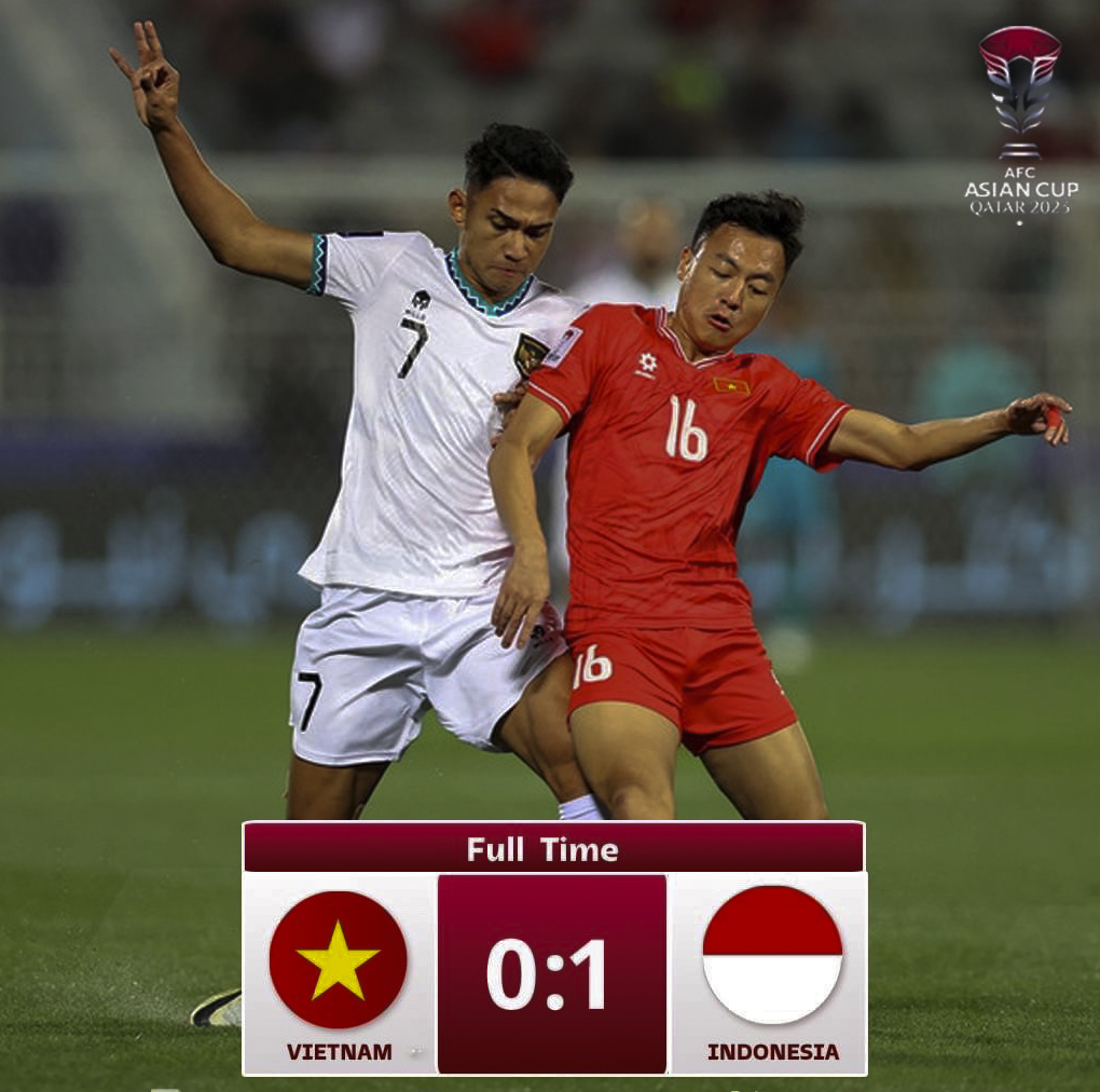 Thua Indonesia, tuyển Việt Nam chính thức bị loại