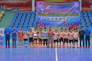 Giải futsal nữ Chi đoàn Trung tâm Huấn luyện kỹ thuật thể thao Khánh Hòa năm 2024: Đội nữ Trung tâm Huấn luyện kỹ thuật thể thao đoạt chức vô địch