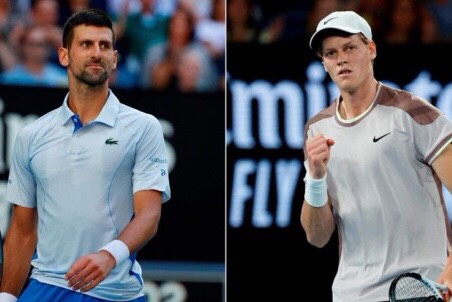  Djokovic và Sinner gặp nhau trong trận đấu bán kết dự đoán sẽ vô cùng hấp dẫn và kịch tính 