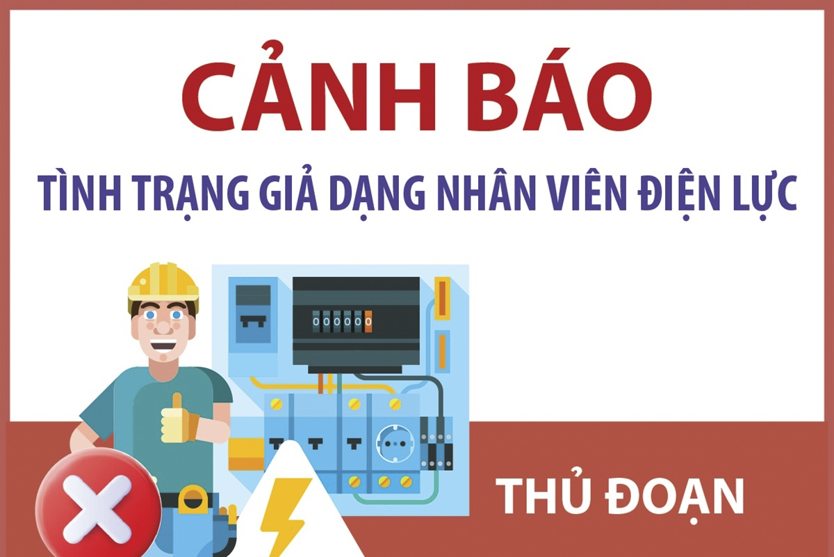 Cảnh báo tình trạng giả dạng nhân viên điện lực