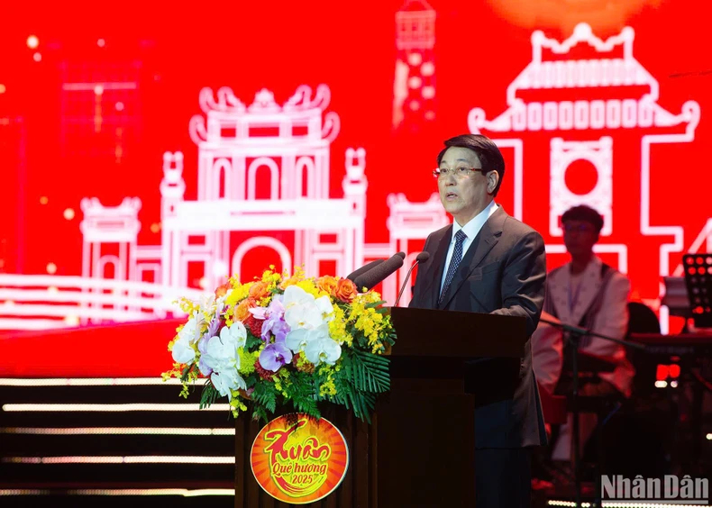 Chủ tịch nước phát biểu tại chương trình.

