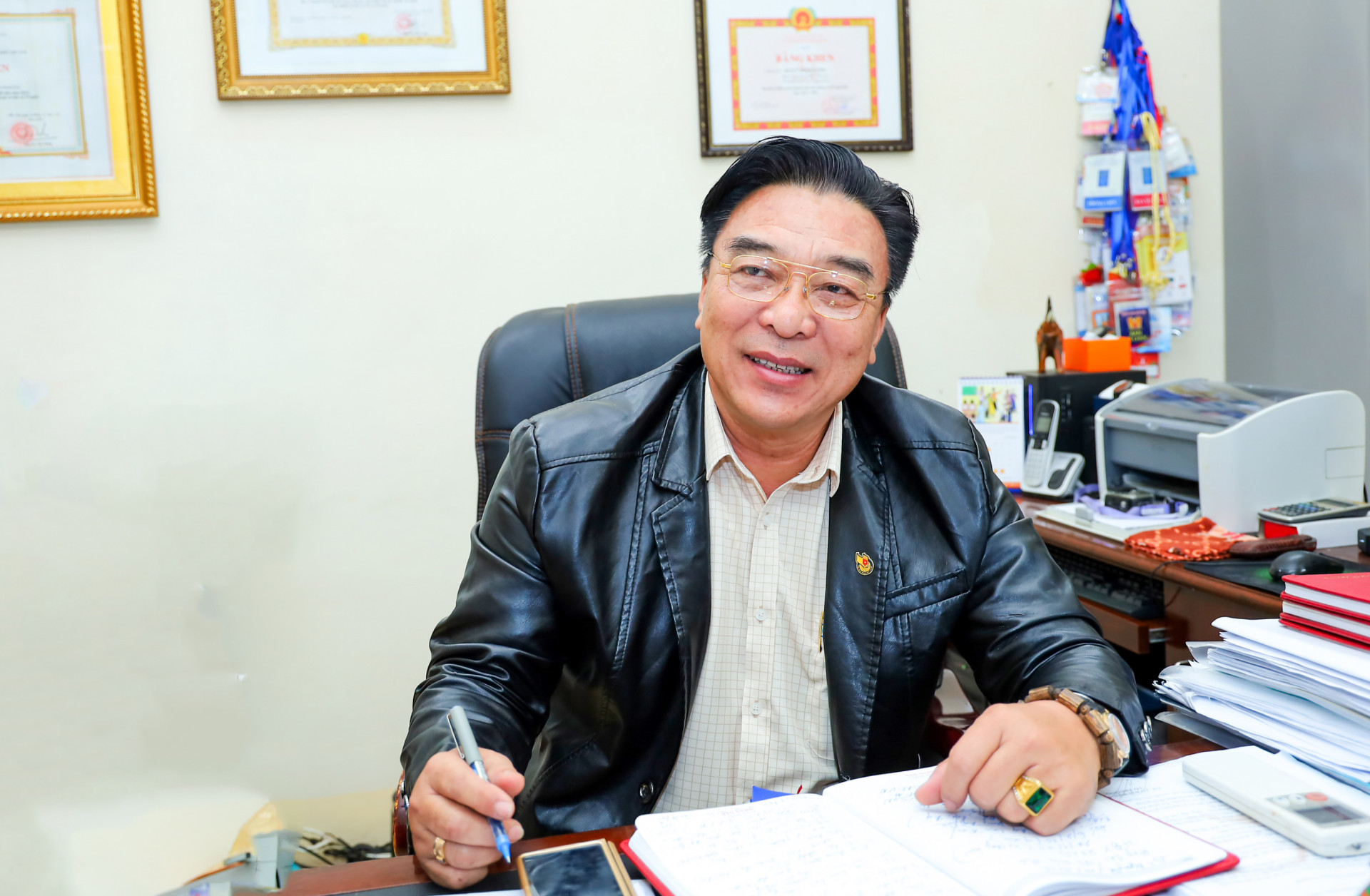 Doan Minh Long, Chairman of Khanh Hoa Provincial Association of Journalists

