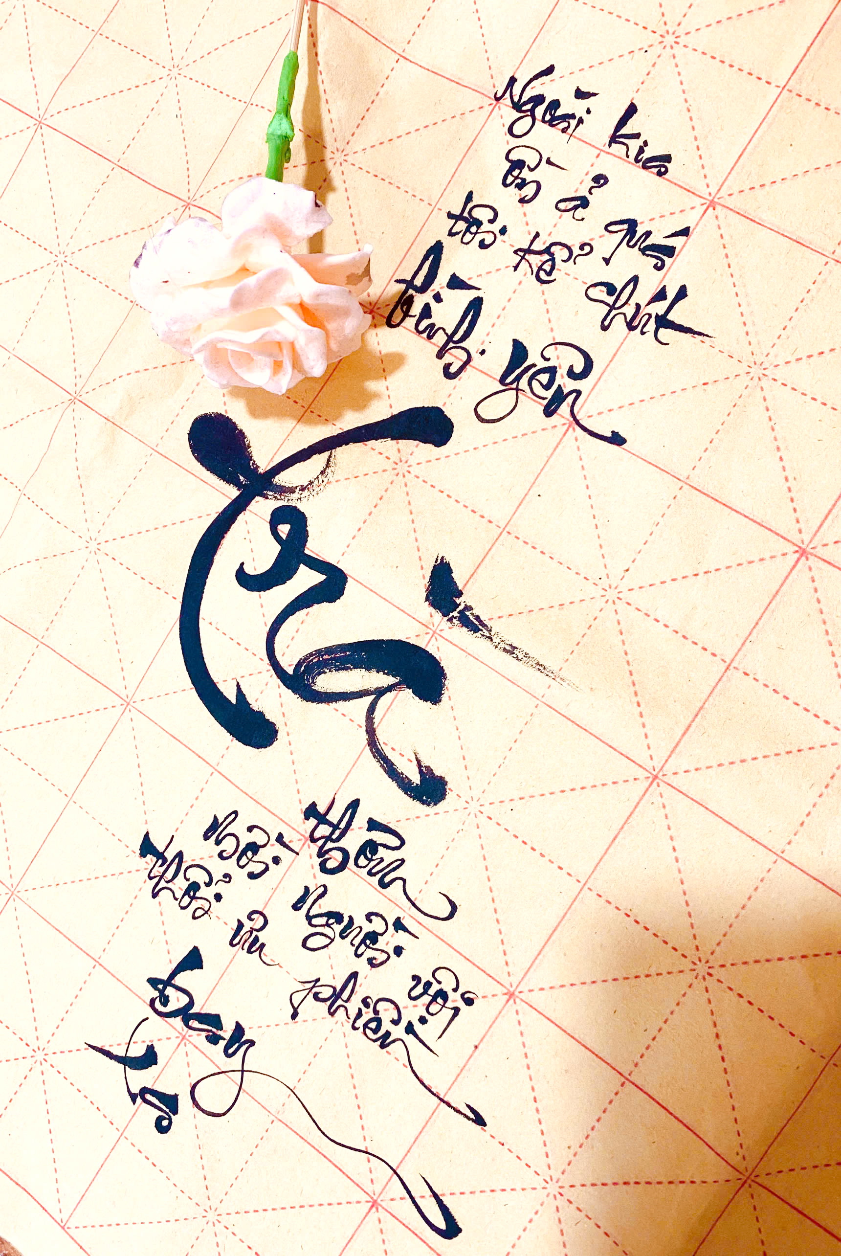 Thư pháp của họa sĩ Lê Hòa, TP. Nha Trang