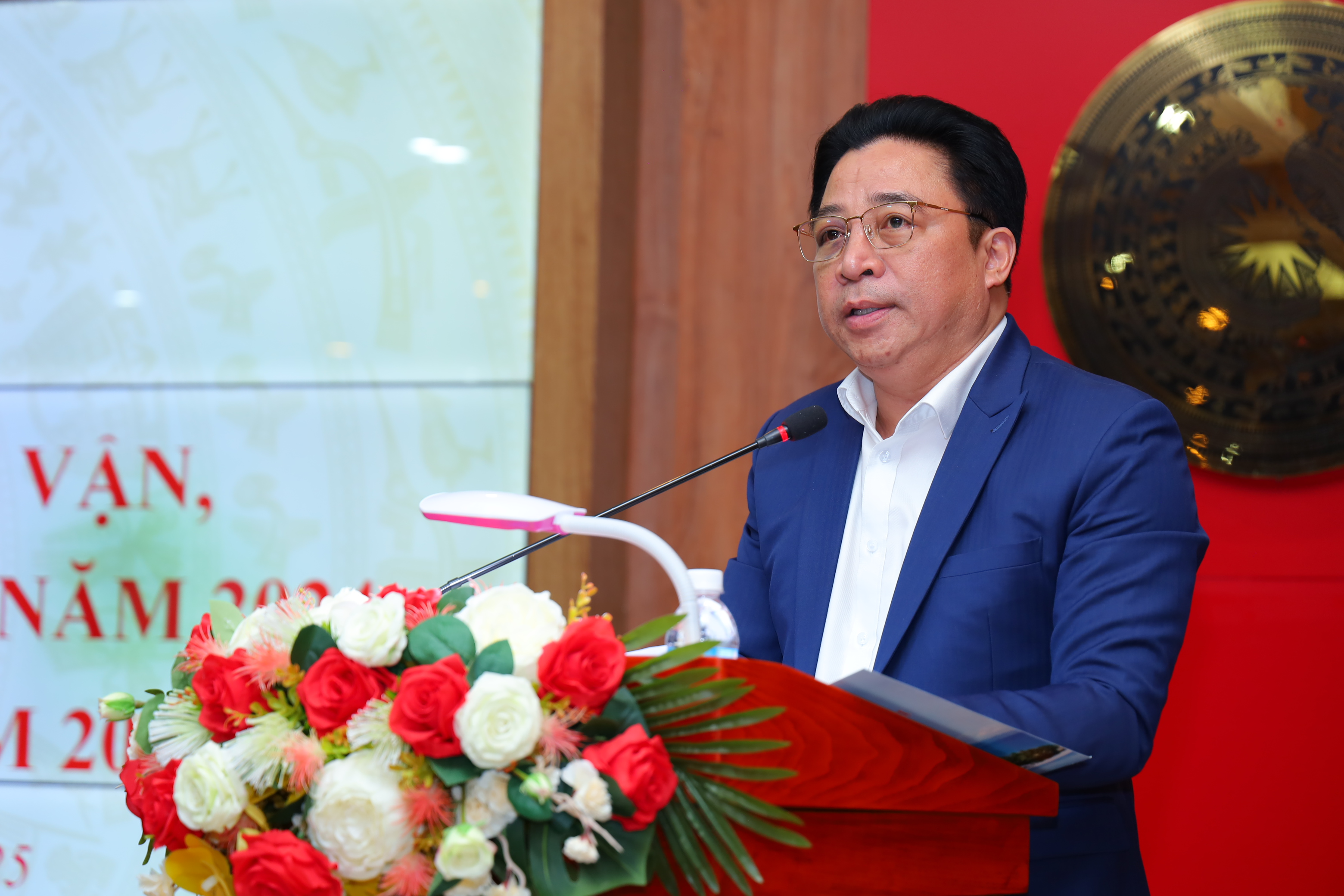 Đồng chí Nguyễn Khắc Toàn phát biểu chỉ đạo.