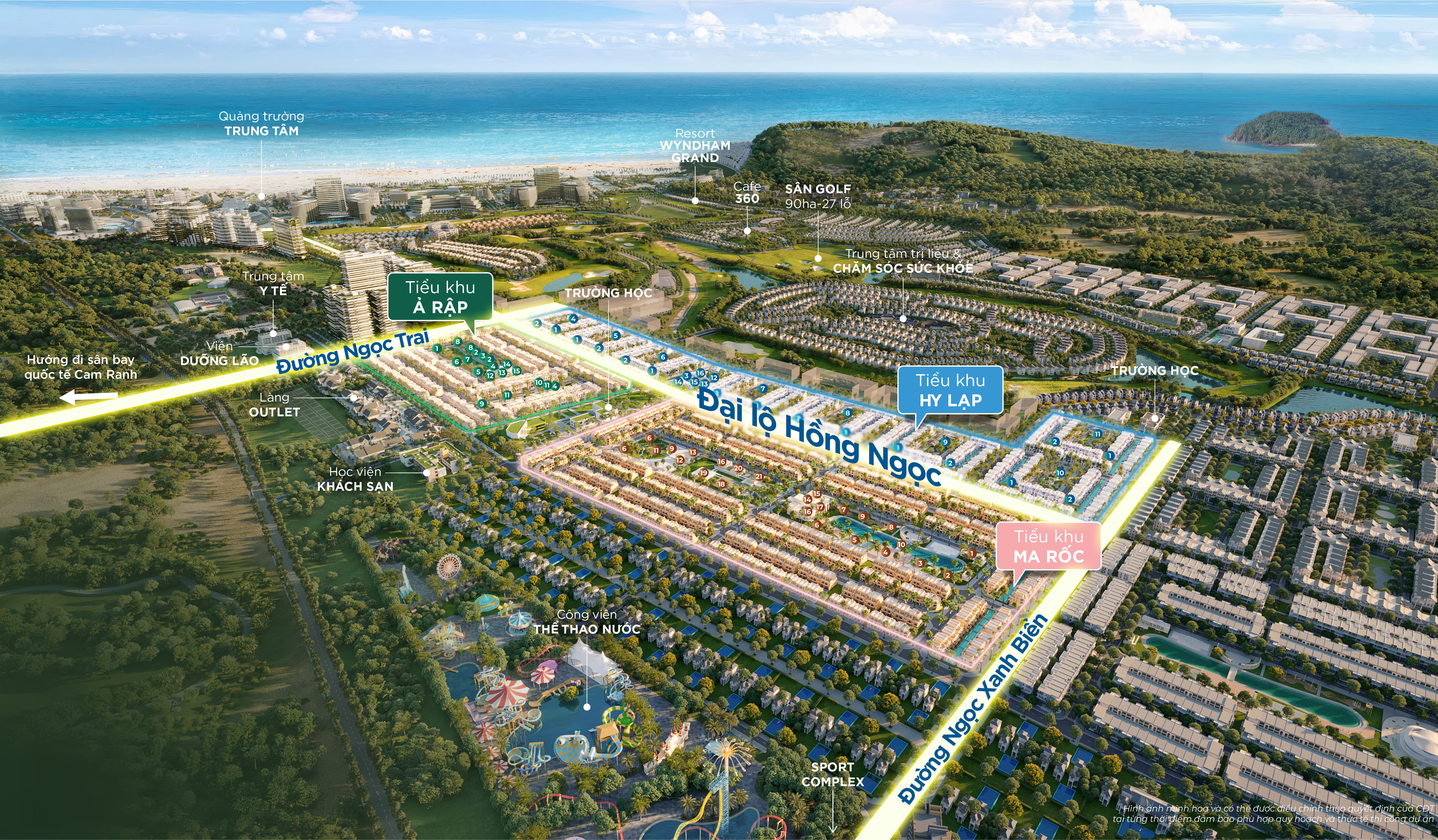 Quy hoạch tiện ích CaraWorld để du khách “đi hoài không hết, chơi hoài không chán”