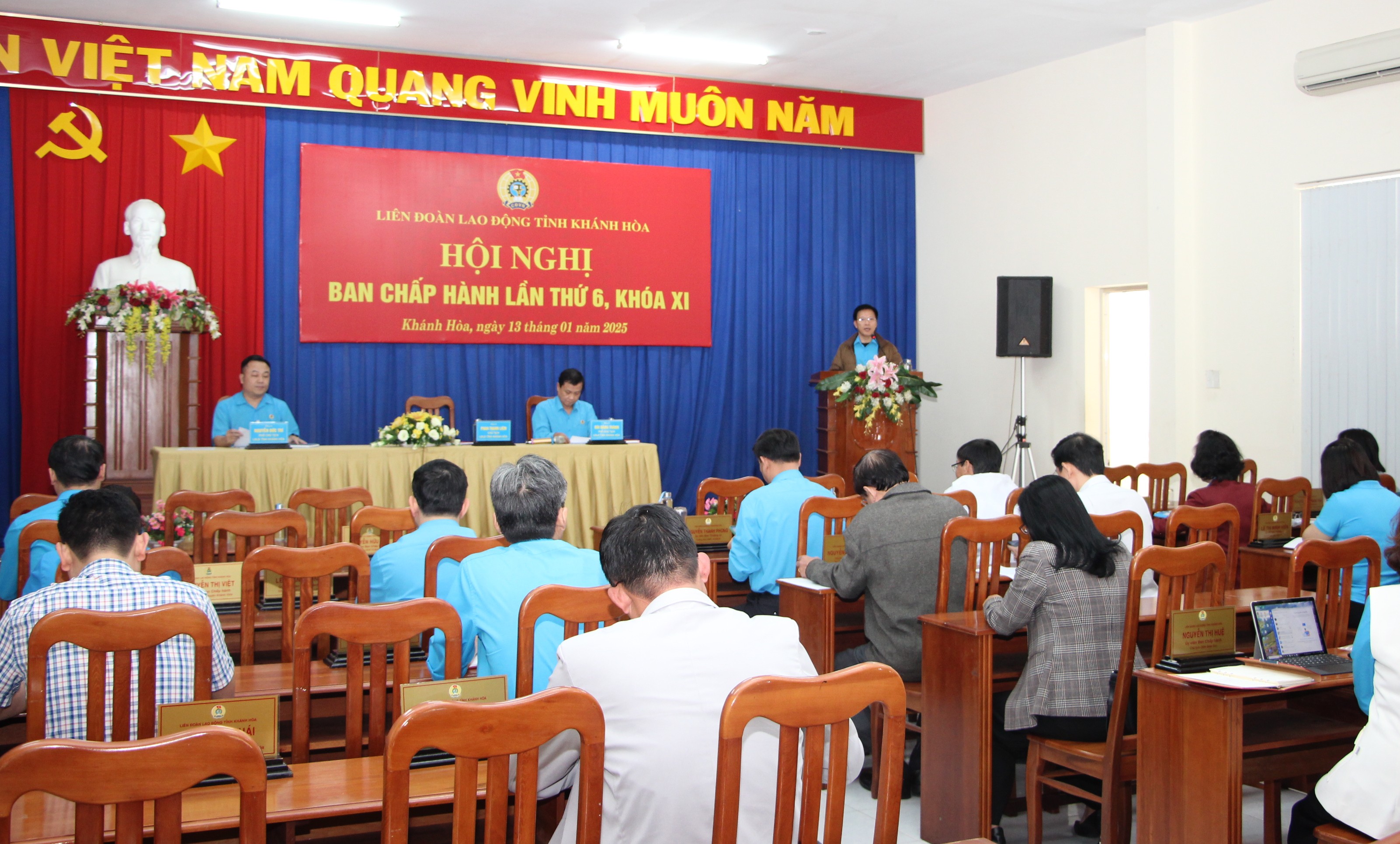 Hội nghị Ban Chấp hành Liên đoàn Lao động tỉnh lần thứ 6