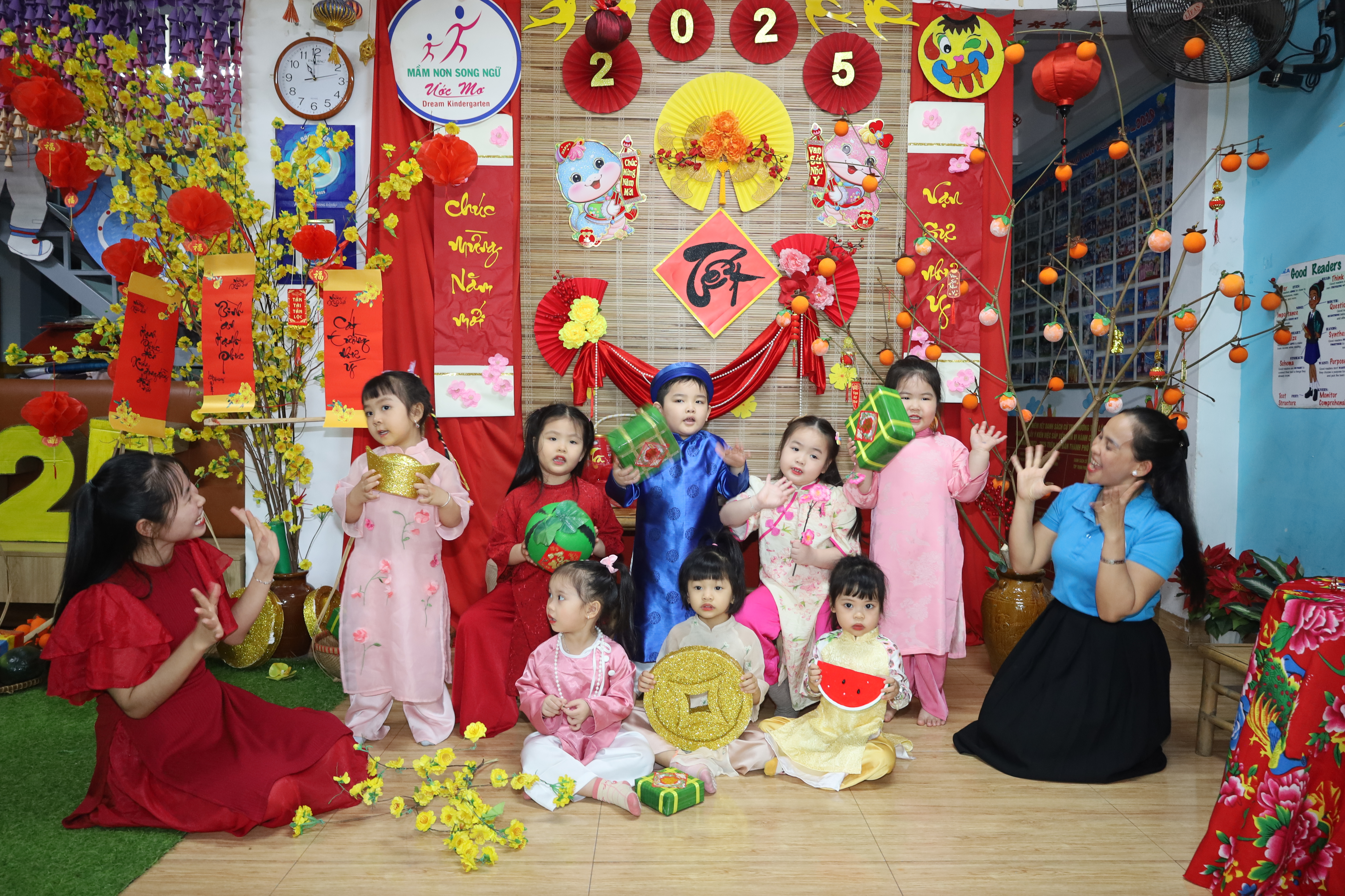 Trang trí góc Tết đón xuân 