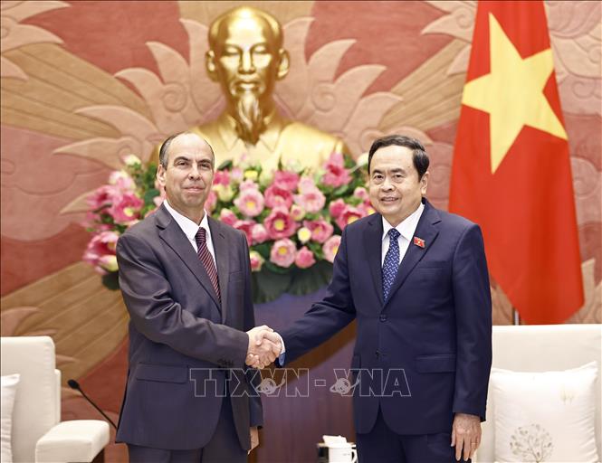 Chủ tịch Quốc hội Trần Thanh Mẫn tiếp Đại sứ Cuba tại Việt Nam