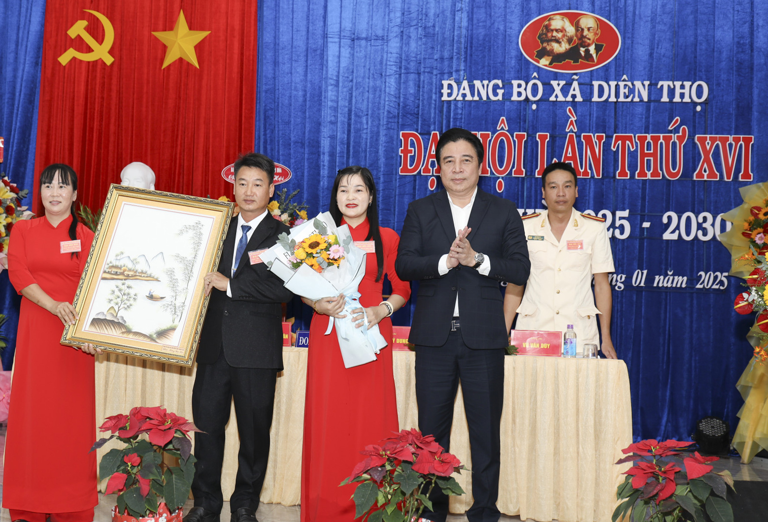 Đại hội Đảng bộ xã Diên Thọ lần thứ XVI, nhiệm kỳ 2025 - 2030