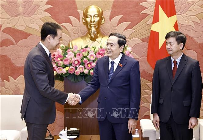 Chủ tịch Quốc hội Trần Thanh Mẫn tiếp Đại sứ Trung Quốc tại Việt Nam