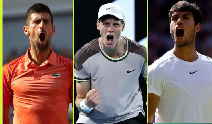 Djokovic, Sinner, Alcaraz vẫn là 3 ứng viên hàng đầu cho chức vô địch Australian Open 2025