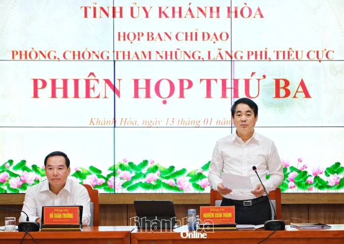 Ban Chỉ đạo Phòng, chống tham nhũng, lãng phí, tiêu cực tỉnh họp triển khai nhiệm vụ trọng tâm
