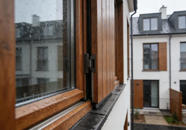 Cửa chỉ bị kẹt hoặc khó đóng mở vào những ngày trời lạnh, ẩm. Khi thời tiết nắng ấm trở lại, cửa lại hoạt động bình thường một cách thần kỳ.