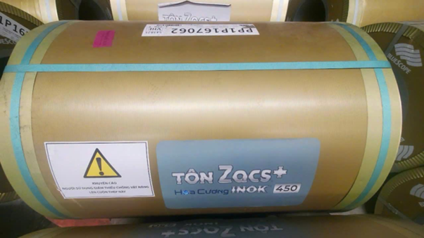 Tôn Zacs có khả năng chống gỉ sét tốt. Ảnh: Sắt thép Sata