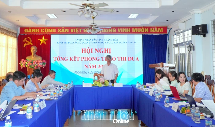 Khối thi đua các sở quản lý nhà nước và các ban quản lý dự án tỉnh Khánh Hòa triển khai nhiệm vụ năm 2026