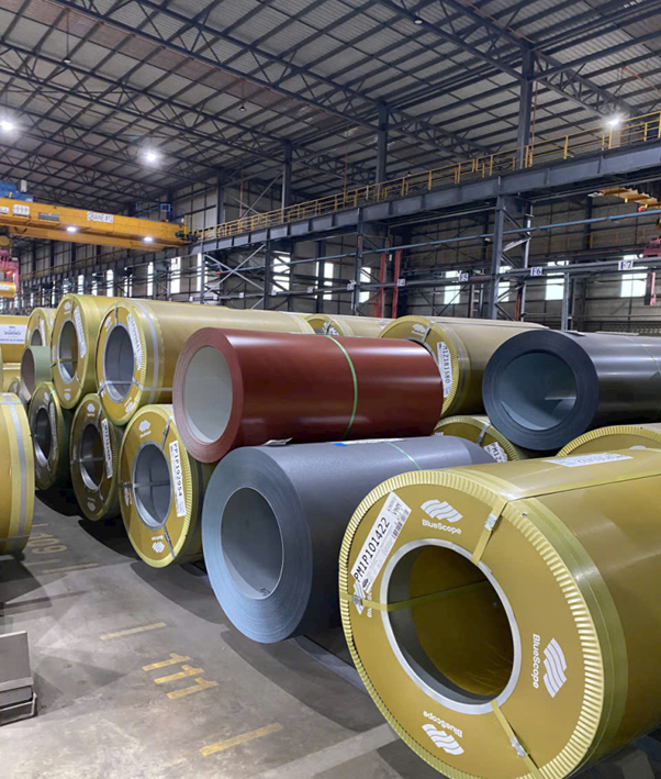 Tôn Zacs đảm bảo tính thẩm mỹ cho các công trình. Ảnh: Sắt thép Sata