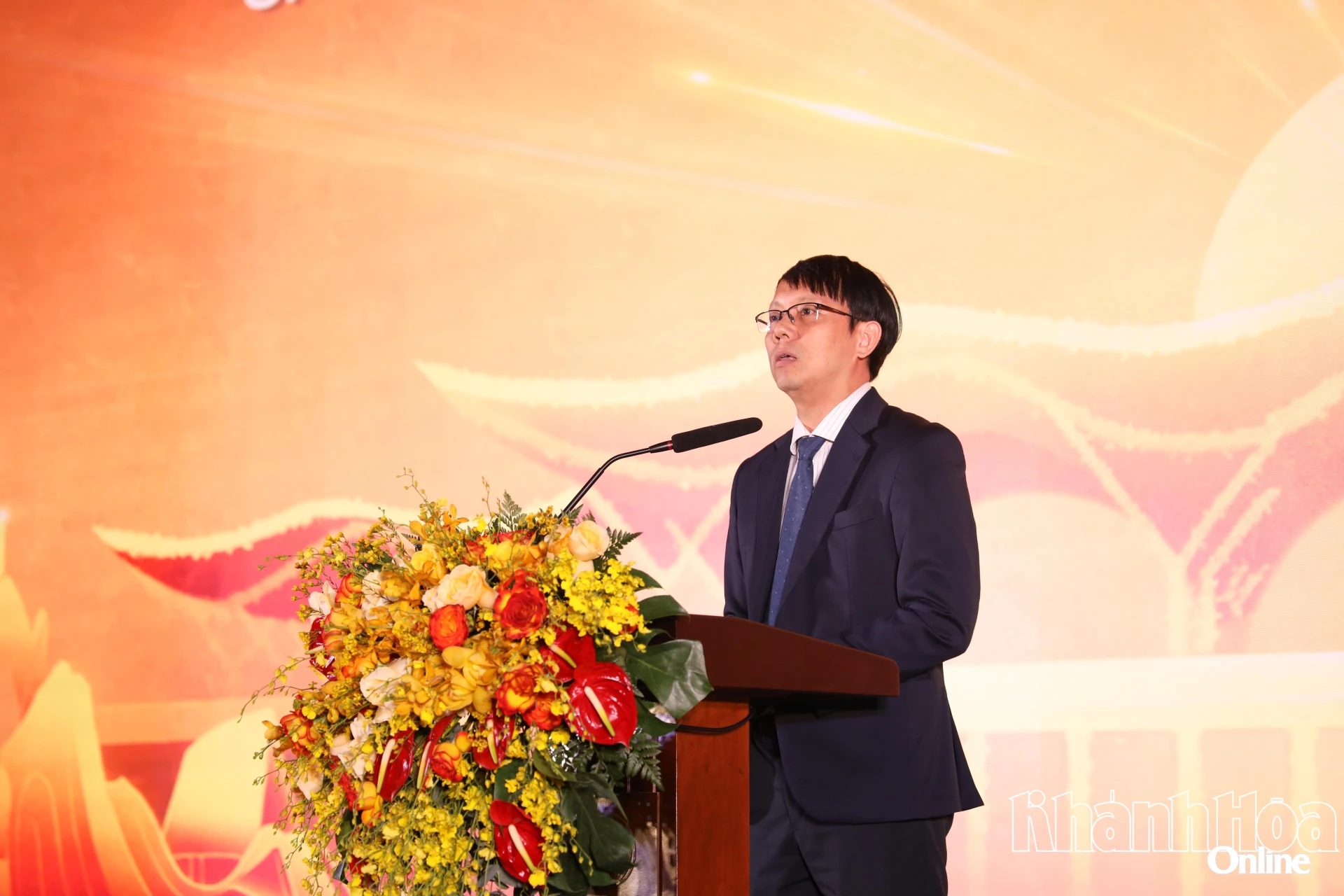 Phó Chủ tịch UBND tỉnh Nguyễn Thanh Hà phát biểu tịa buổi lễ