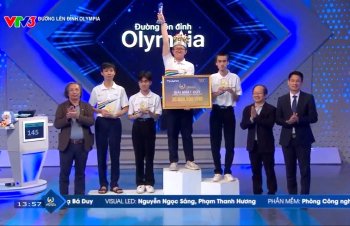 Trần Võ Gia Bảo vào chung kết Đường lên đỉnh Olympia 2026