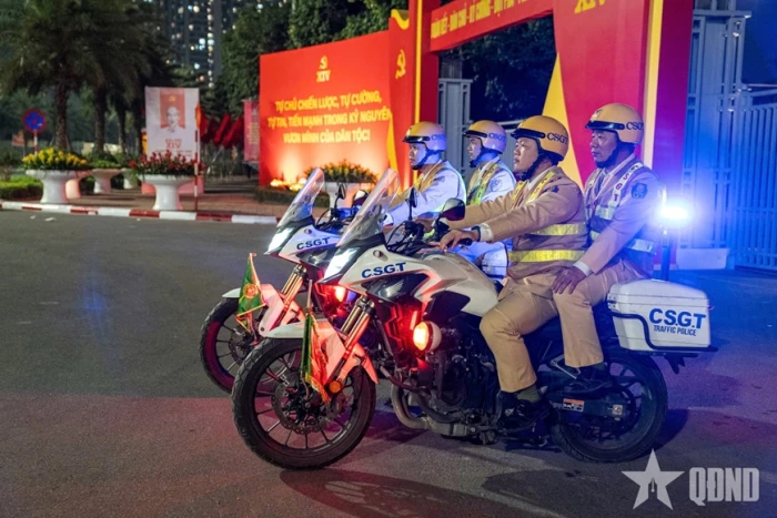 Tuần tra, kiểm soát khép kín địa bàn, giữ vững an ninh dịp Đại hội XIV