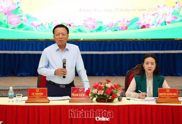 Đoàn kiểm tra số 3 kiểm tra công tác bầu cử đại biểu Quốc hội khóa XVI và đại biểu HĐND các cấp nhiệm kỳ 2026 - 2031