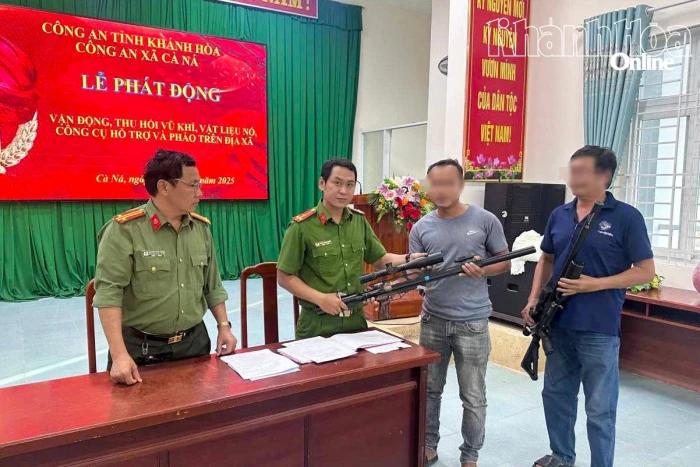 Quyết liệt thu hồi vũ khí, vật liệu nổ