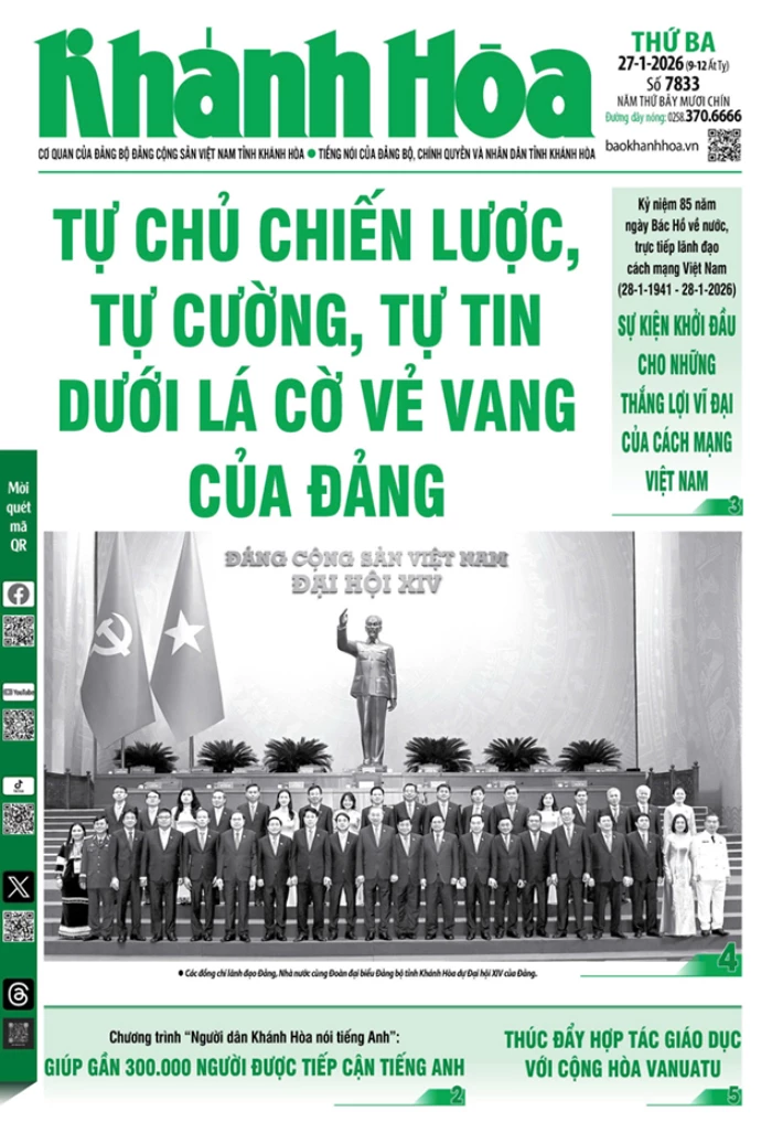 Đọc báo in số 7833 ngày 27/1/2026