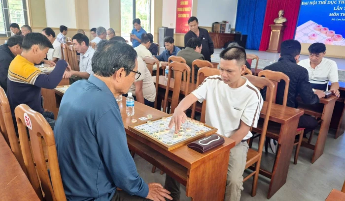 40 kỳ thủ tranh tài Giải cờ tướng phường Bắc Cam Ranh năm 2026