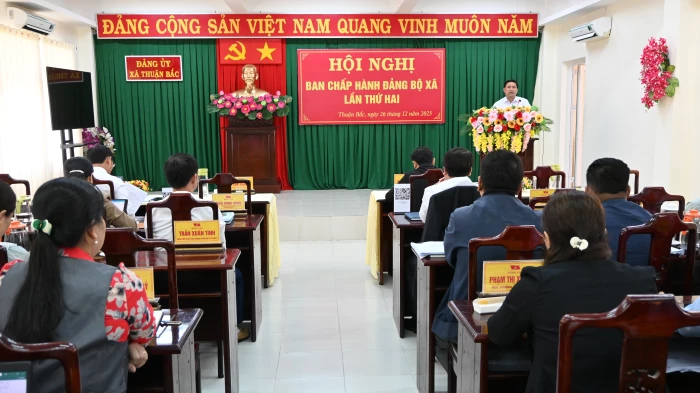 Xã Thuận Bắc: Lấy ý kiến cử tri nơi công tác đối với người ứng cử đại biểu HĐND xã khóa II, nhiệm kỳ 2026 - 2031