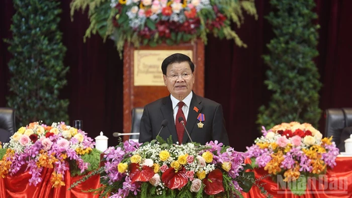 Đại hội Đảng lần thứ XII của Lào thành công tốt đẹp