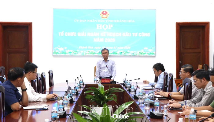 Xây dựng kế hoạch giải ngân vốn đầu tư công cụ thể, chi tiết theo thời gian và nhóm dự án