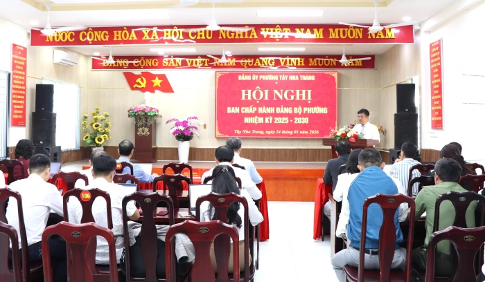 Đảng ủy phường Tây Nha Trang thông qua Đề án Nâng cao chất lượng, hiệu quả hoạt động phường