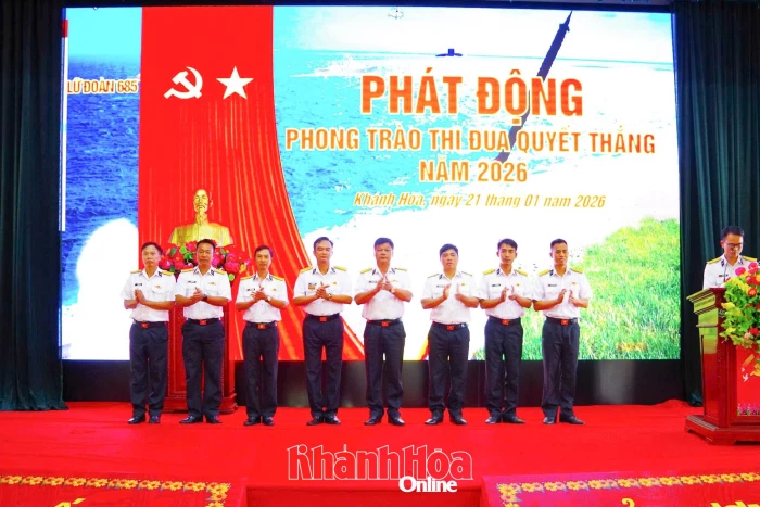 Lữ đoàn 685 phát động phong trào thi đua Quyết thắng năm 2026