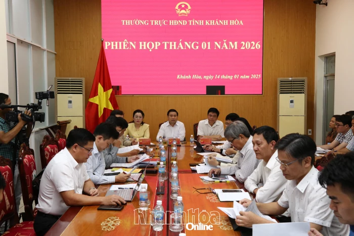 Phiên họp Thường trực HĐND tỉnh tháng 1-2026
