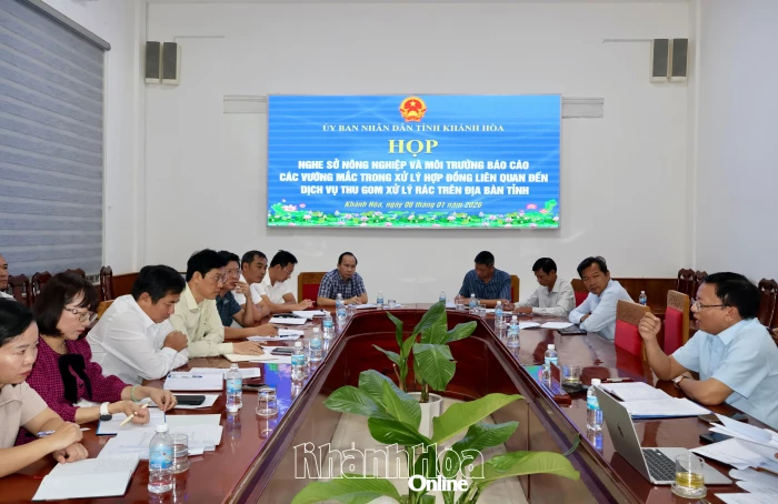 Tháo gỡ vướng mắc liên quan đến dịch vụ thu gom, xử lý rác thải